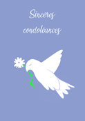 Colombe blanche pour un hommage apaisant
